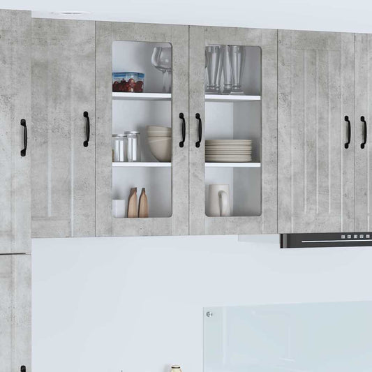 Kitchen Cabinet Concrete Grey 80 x 31 x 80 cm Engineered Wood