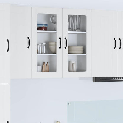 Kitchen Cabinet with Shelf High Gloss White 80 x 31 x 80 cm
