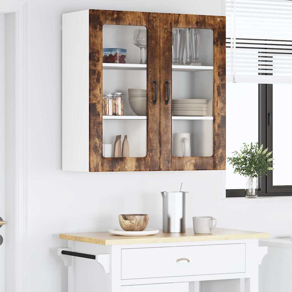 Kitchen Cabinet Smoked Oak 80 x 31 x 80 cm Engineered Wood