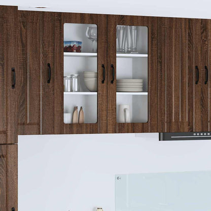 Kitchen Cabinet Brown Oak 80 x 31 x 80 cm Engineered Wood