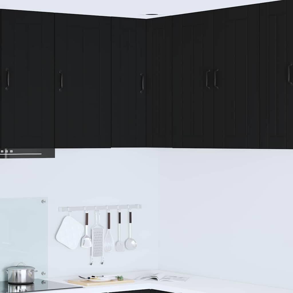 Kitchen Cabinet Black 57 x 57 x 80 cm Engineered Wood
