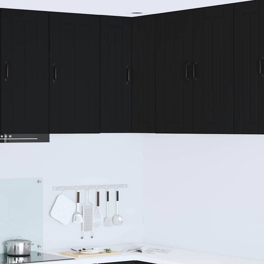 Kitchen Cabinet Black 57 x 57 x 80 cm Engineered Wood