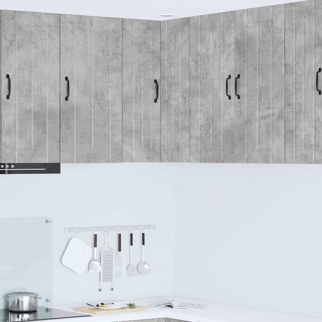 Kitchen Cabinet Concrete Grey 57 x 57 x 80 cm Engineered Wood