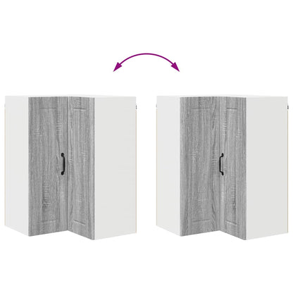 Kitchen Cabinet Grey Sonoma 57 x 57 x 80 cm Engineered Wood