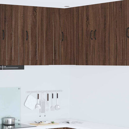 Kitchen Cabinet Brown Oak 57 x 57 x 80 cm Engineered Wood