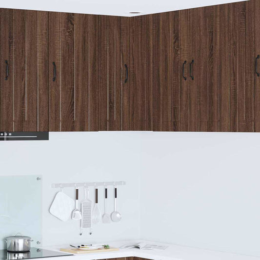 Kitchen Cabinet Brown Oak 57 x 57 x 80 cm Engineered Wood