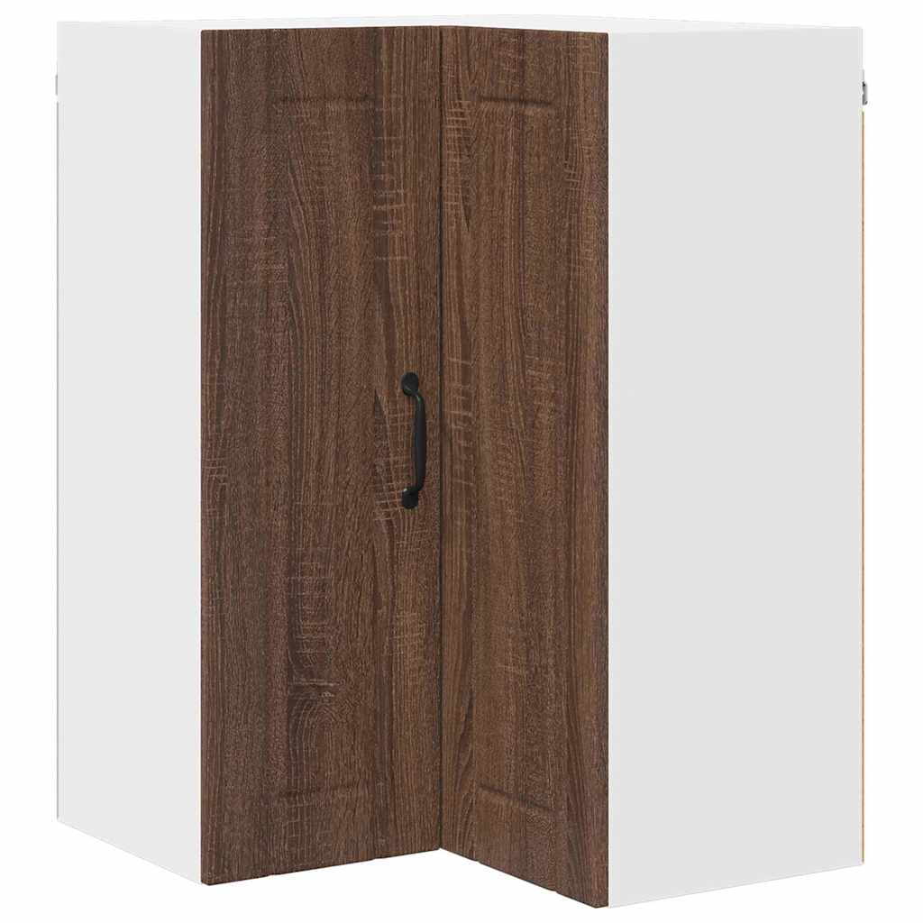 Kitchen Cabinet Brown Oak 57 x 57 x 80 cm Engineered Wood