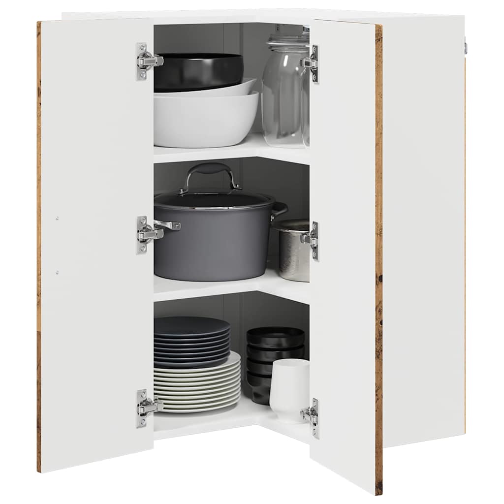 Kitchen Cabinet Old Wood 57 x 57 x 80 cm Engineered Wood