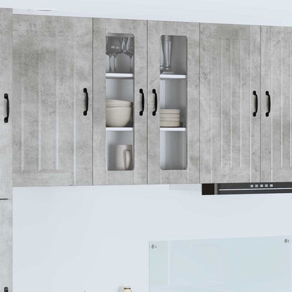 Kitchen Cabinet Concrete Grey 60 x 31 x 80 cm Engineered Wood
