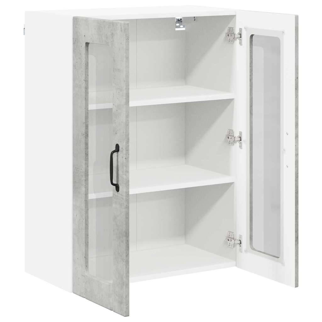 Kitchen Cabinet Concrete Grey 60 x 31 x 80 cm Engineered Wood