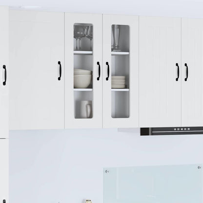 Kitchen Cabinet with Shelf High Gloss White 60 x 31 x 80 cm