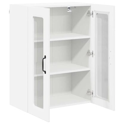 Kitchen Cabinet with Shelf High Gloss White 60 x 31 x 80 cm