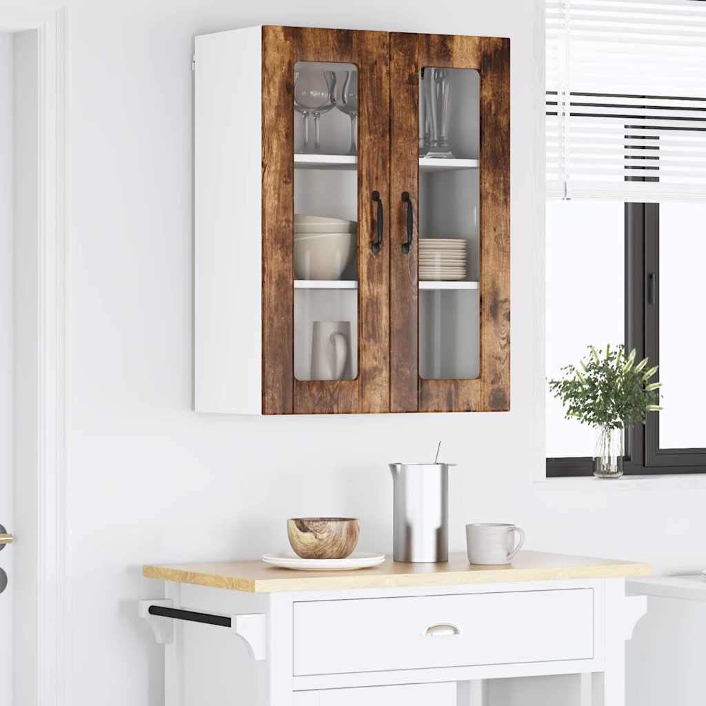 Kitchen Cabinet Smoked Oak 60 x 31 x 80 cm Engineered Wood