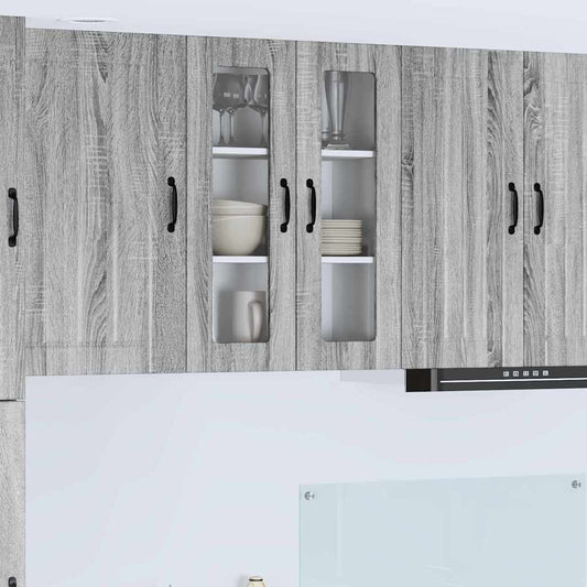 Kitchen Cabinet Grey Sonoma 60 x 31 x 80 cm Engineered Wood