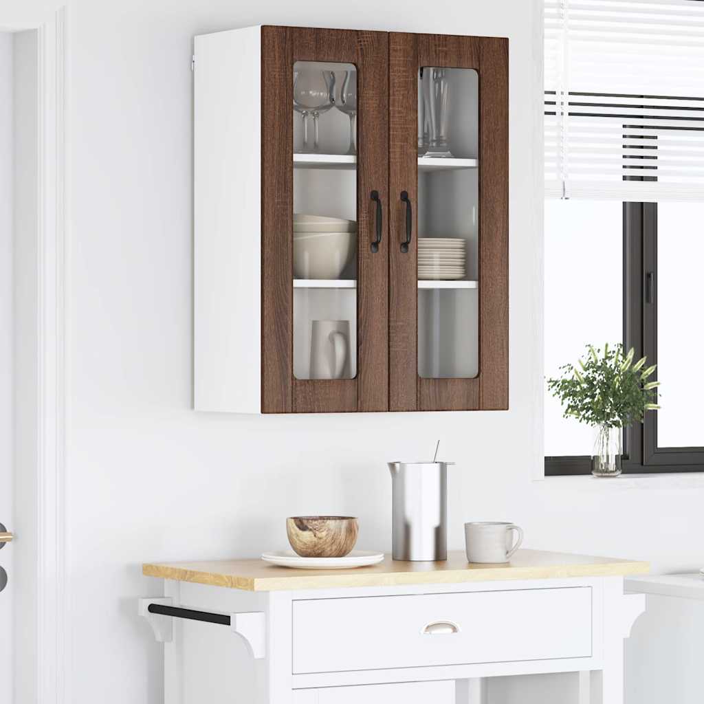 Kitchen Cabinet Brown Oak 60 x 31 x 80 cm Engineered Wood
