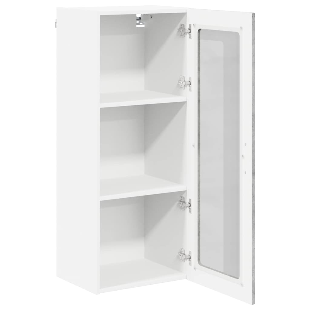 Kitchen Cabinet Concrete Grey 40 x 31 x 100 cm Engineered Wood