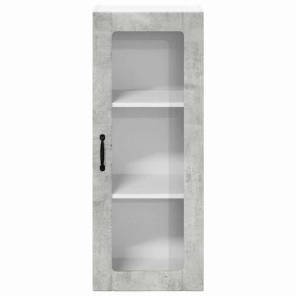 Kitchen Cabinet Concrete Grey 40 x 31 x 100 cm Engineered Wood