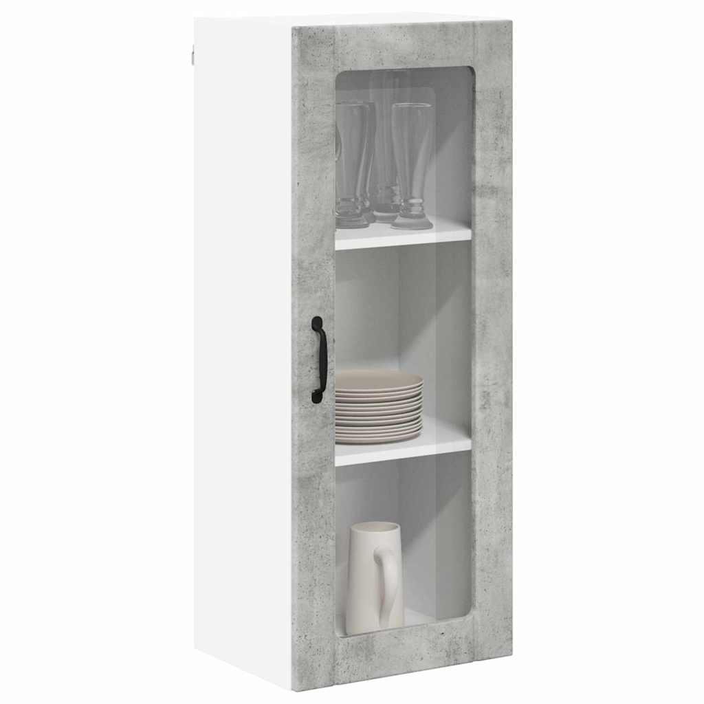 Kitchen Cabinet Concrete Grey 40 x 31 x 100 cm Engineered Wood