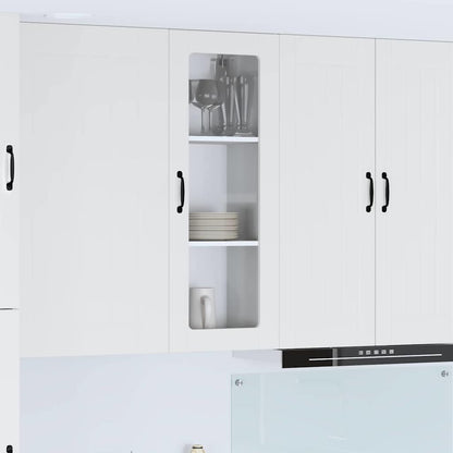 Kitchen Cabinet with Shelf High Gloss White 40 x 31 x 100 cm