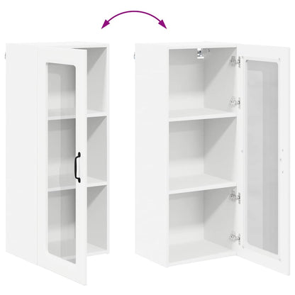 Kitchen Cabinet with Shelf High Gloss White 40 x 31 x 100 cm