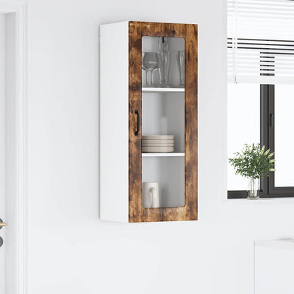 Kitchen Cabinet Smoked Oak 40 x 31 x 100 cm Engineered Wood