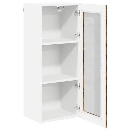 Kitchen Cabinet Smoked Oak 40 x 31 x 100 cm Engineered Wood