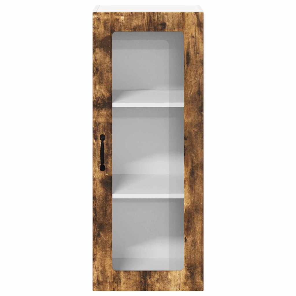 Kitchen Cabinet Smoked Oak 40 x 31 x 100 cm Engineered Wood