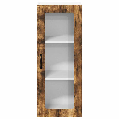 Kitchen Cabinet Smoked Oak 40 x 31 x 100 cm Engineered Wood