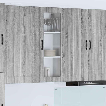 Kitchen Cabinet Grey Sonoma 40 x 31 x 100 cm Engineered Wood