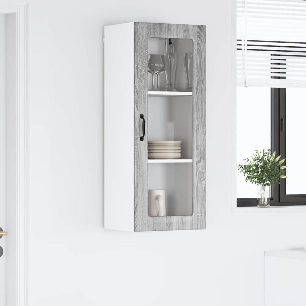 Kitchen Cabinet Grey Sonoma 40 x 31 x 100 cm Engineered Wood