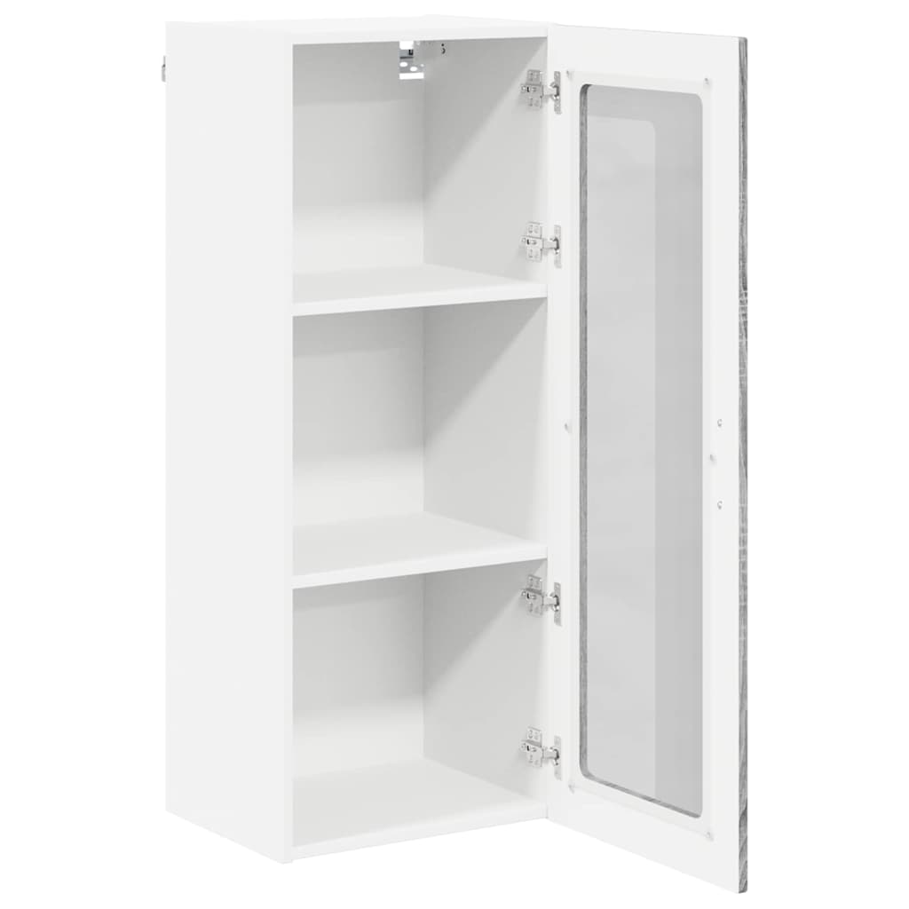 Kitchen Cabinet Grey Sonoma 40 x 31 x 100 cm Engineered Wood