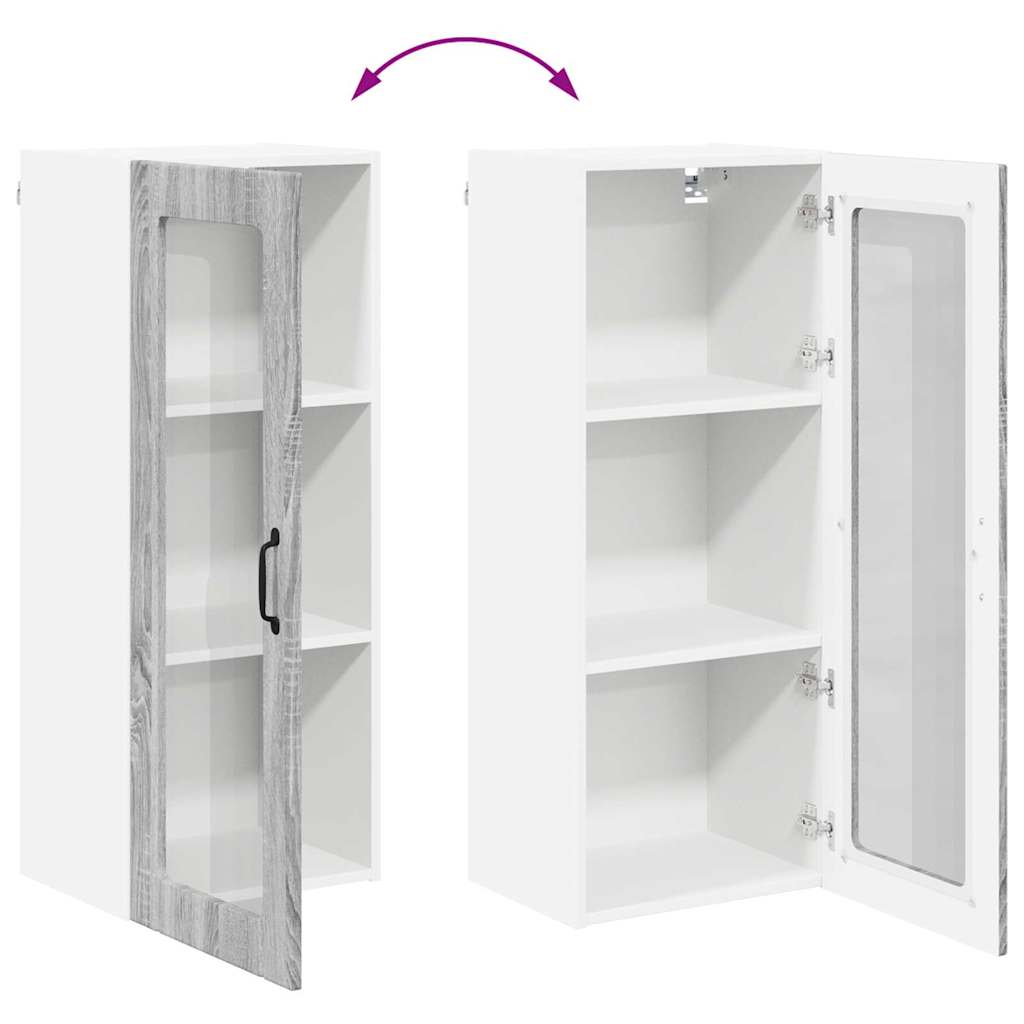 Kitchen Cabinet Grey Sonoma 40 x 31 x 100 cm Engineered Wood