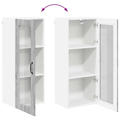 Kitchen Cabinet Grey Sonoma 40 x 31 x 100 cm Engineered Wood