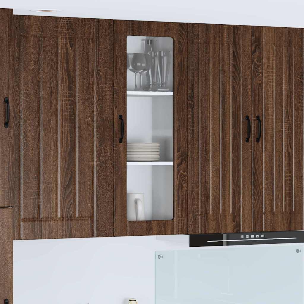 Kitchen Cabinet Brown Oak 40 x 31 x 100 cm Engineered Wood