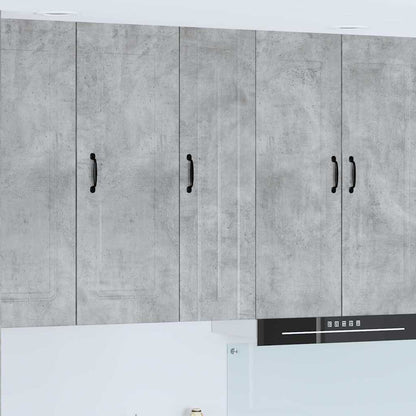 Kitchen Cabinet Concrete Grey 30 x 31 x 100 cm Engineered Wood