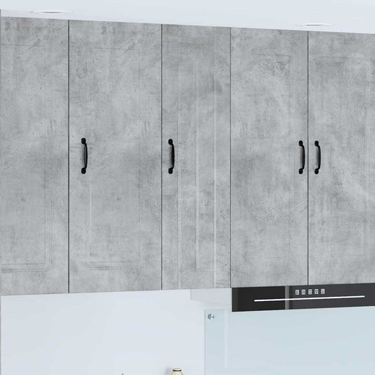 Kitchen Cabinet Concrete Grey 30 x 31 x 100 cm Engineered Wood