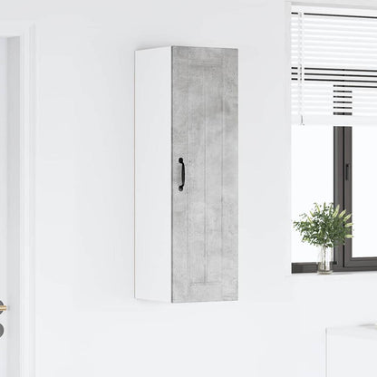 Kitchen Cabinet Concrete Grey 30 x 31 x 100 cm Engineered Wood