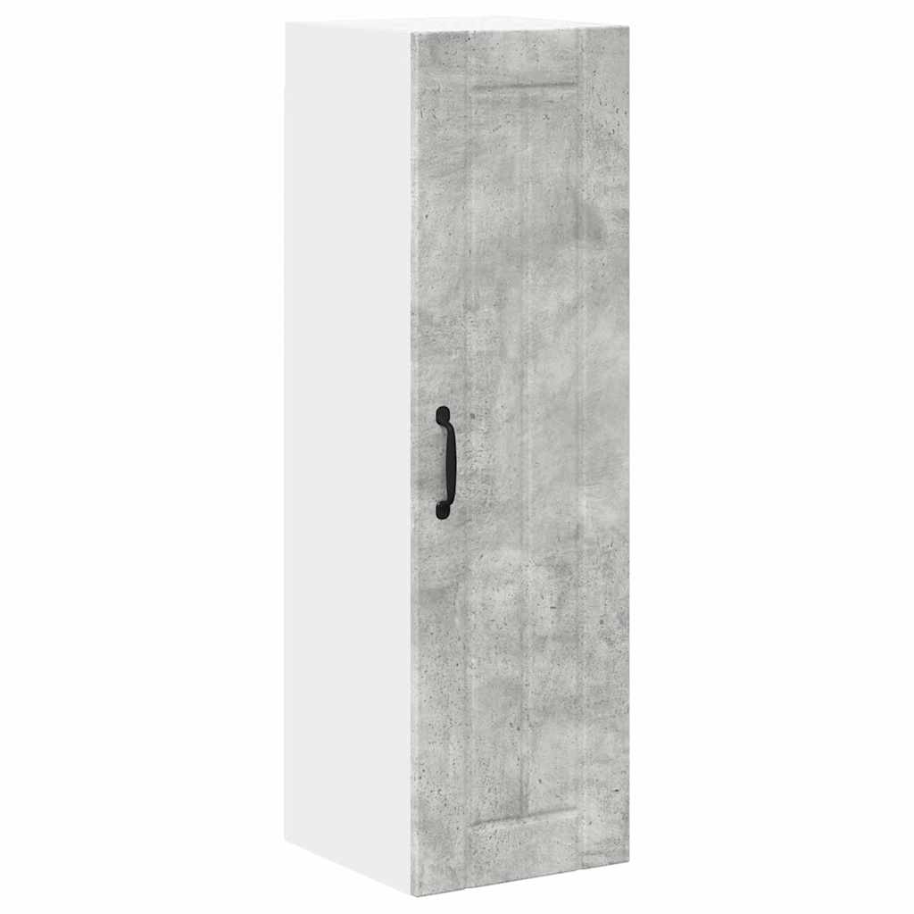 Kitchen Cabinet Concrete Grey 30 x 31 x 100 cm Engineered Wood
