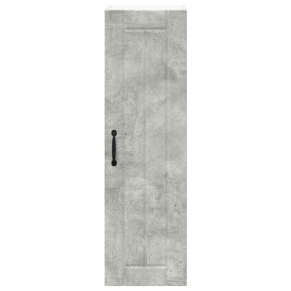 Kitchen Cabinet Concrete Grey 30 x 31 x 100 cm Engineered Wood