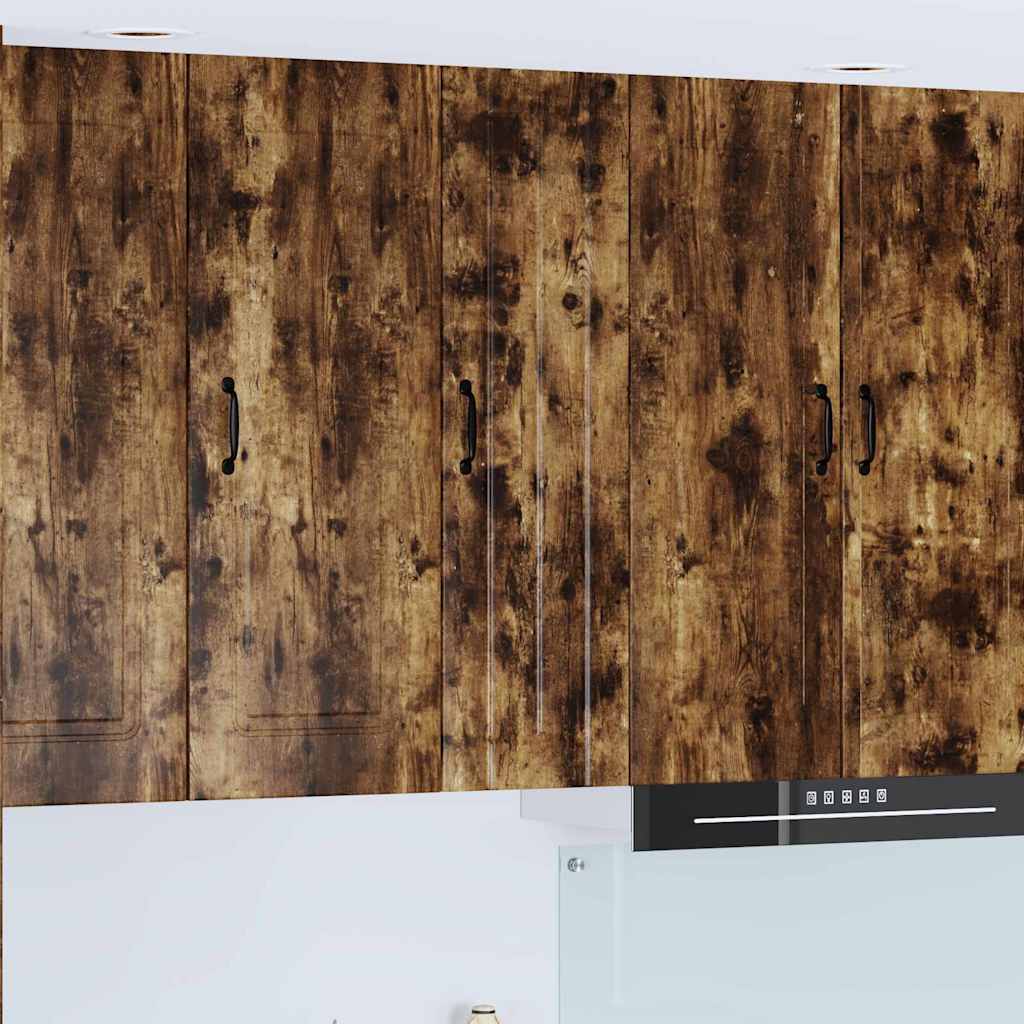 Kitchen Cabinet Smoked Oak 30 x 31 x 100 cm Engineered Wood