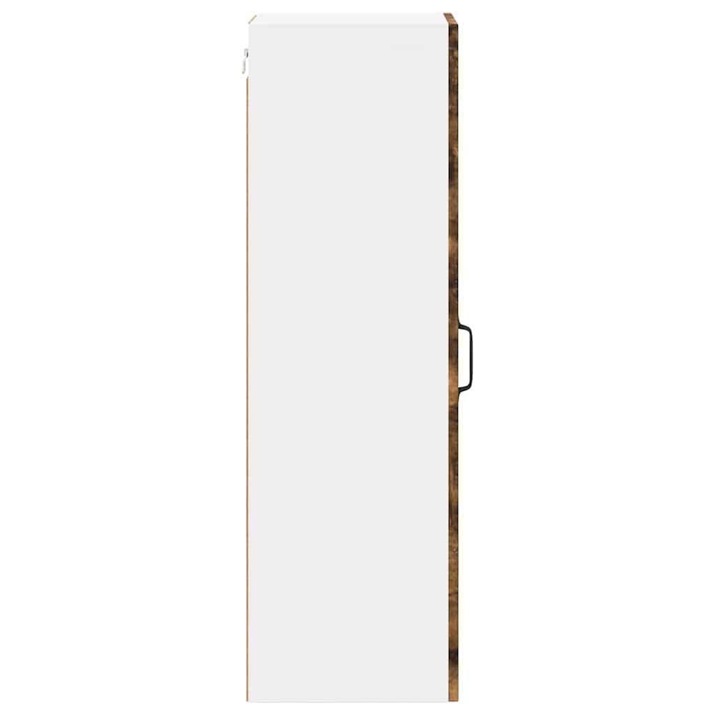 Kitchen Cabinet Smoked Oak 30 x 31 x 100 cm Engineered Wood