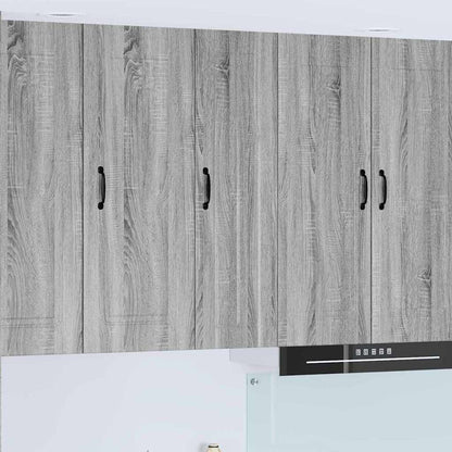 Kitchen Cabinet Grey Sonoma 30 x 31 x 100 cm Engineered Wood