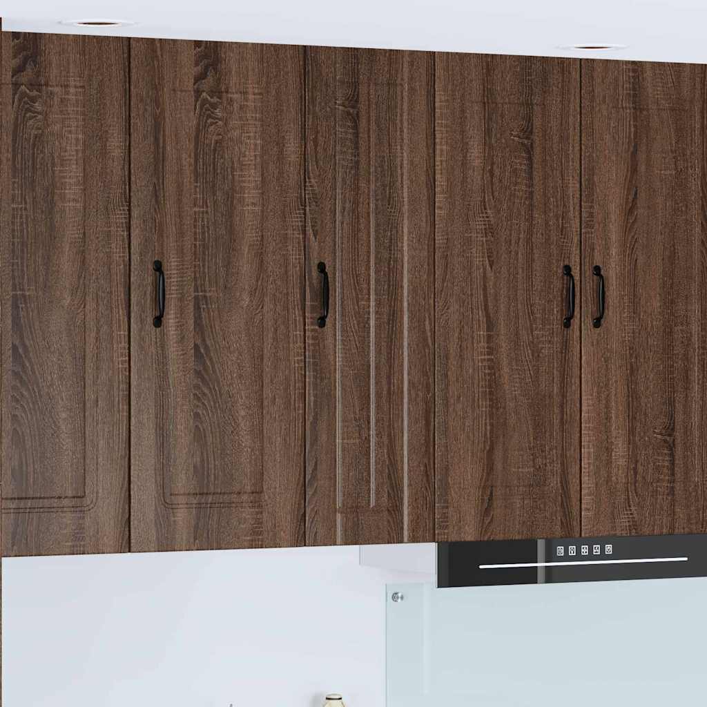 Kitchen Cabinet Brown Oak 30 x 31 x 100 cm Engineered Wood