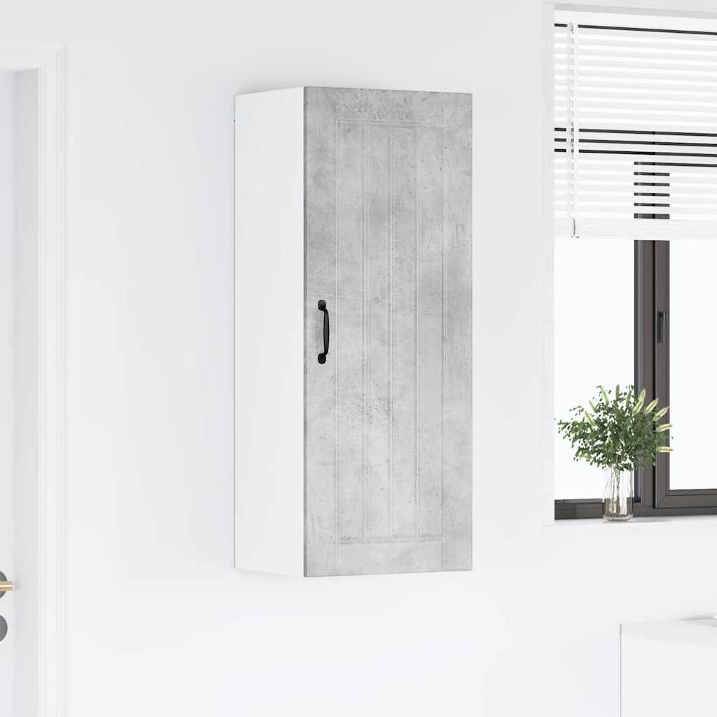 Kitchen Cabinet Concrete Grey 40 x 31 x 100 cm Engineered Wood