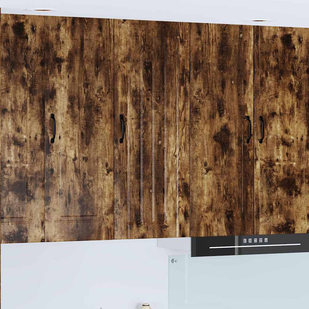Kitchen Cabinet Smoked Oak 40 x 31 x 100 cm Engineered Wood