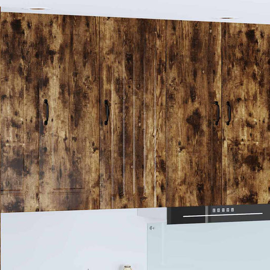 Kitchen Cabinet Smoked Oak 40 x 31 x 100 cm Engineered Wood