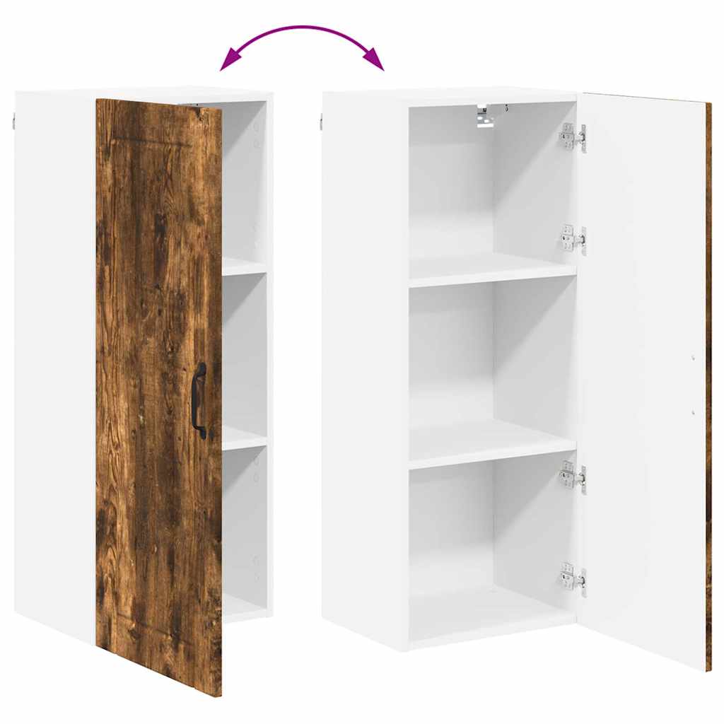 Kitchen Cabinet Smoked Oak 40 x 31 x 100 cm Engineered Wood