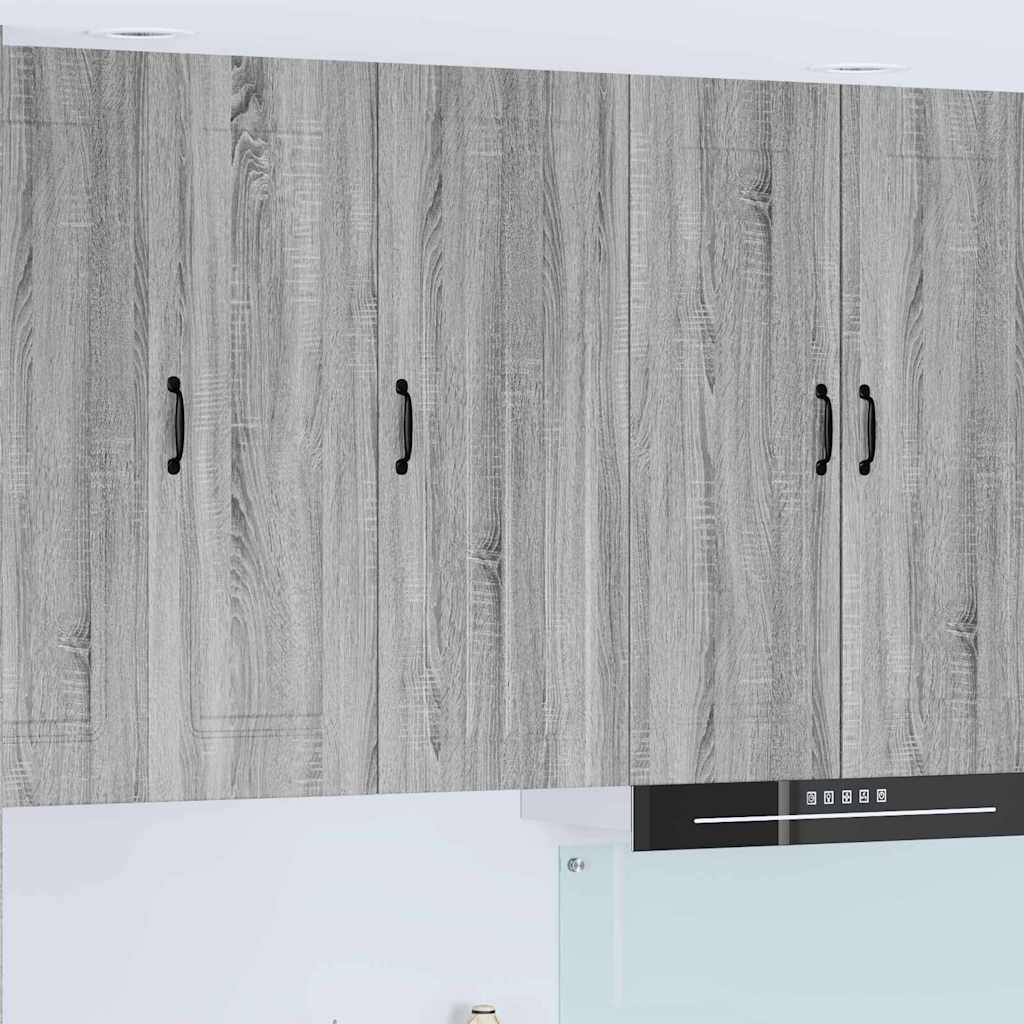 Kitchen Cabinet Grey Sonoma 40 x 31 x 100 cm Engineered Wood