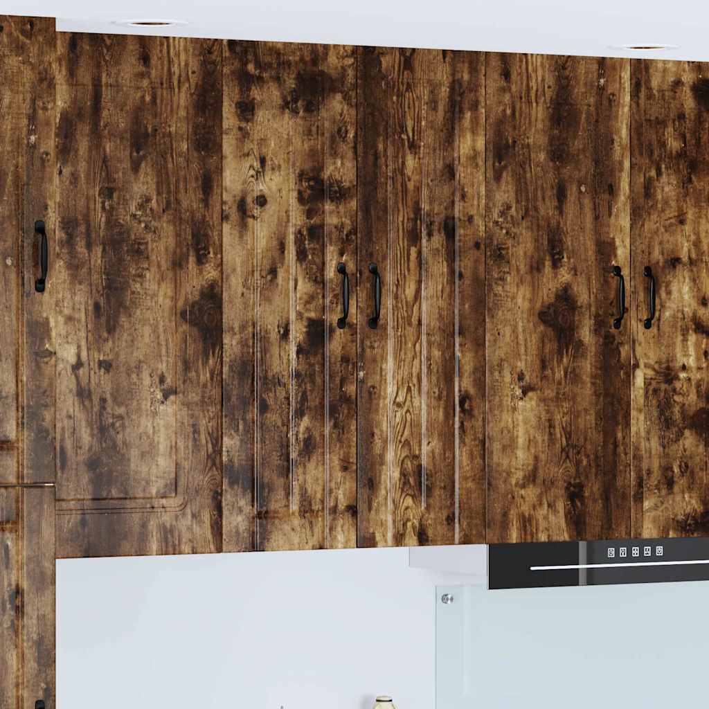 Kitchen Cabinet Smoked Oak 60 x 31 x 100 cm Engineered Wood