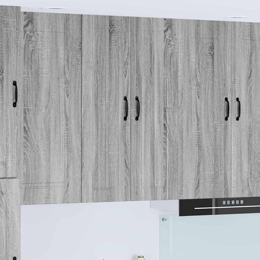 Kitchen Cabinet Grey Sonoma 60 x 31 x 100 cm Engineered Wood